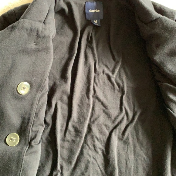 Gap Black Fleece Peacoat Size 10 Large - Picture 6 of 7
